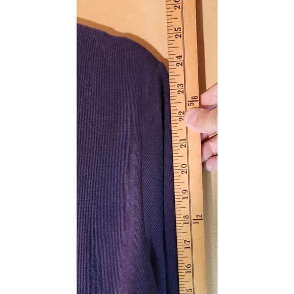 Lauren Ralph Lauren Women's 2X Navy 100% Cotton Button-Up Cardigan Jacket - Picture 4 of 7